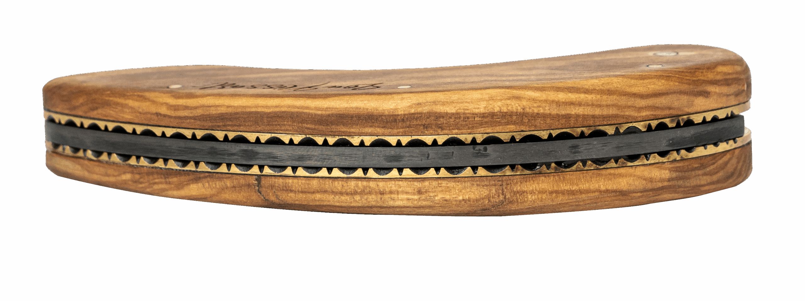 Le guilloché - couteau pliable